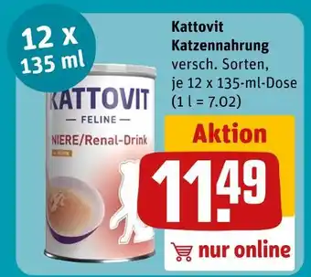REWE Kattovit katzennahrung Angebot