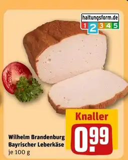 REWE Wilhelm brandenburg bayrischer leberkäse Angebot