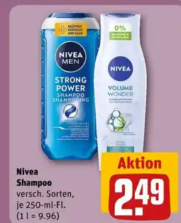 REWE Nivea strong power shampoo Angebot