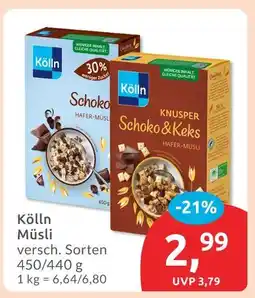 Budni Kölln schoko hafer-müsli Angebot