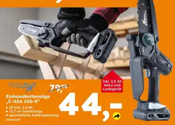 Globus Baumarkt Woodstar einhandkettensäge c-asa 100-x Angebot