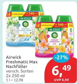 Budni Airwick freshmatic max nachfüller cotton & weißer flieder Angebot