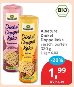 Budni Alnatura dinkel doppel keks zartbitter Angebot