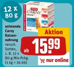 REWE Animonda carny katzennahrung Angebot
