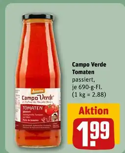 REWE Campo verde tomaten passiert Angebot