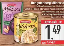 Edeka Hengstenberg mildessa mildes weinsauerkraut Angebot