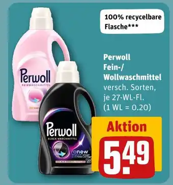 REWE Perwoll fein-/wollwaschmittel Angebot