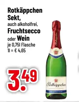trinkgut Rotkäppchen sekt, auch alkoholfrei Angebot