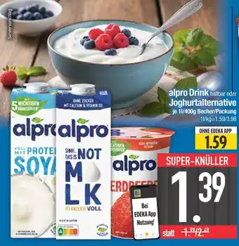 Edeka Alpro drink haltbar Angebot