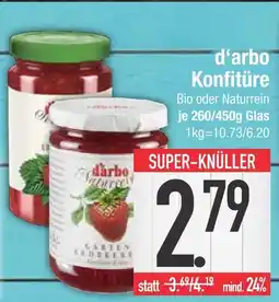 Edeka D'arbo konfitüre bio Angebot