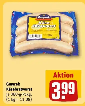 REWE Gmyrek käsebratwurst Angebot