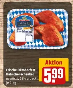 REWE Wiesenhof frische oktoberfest-hähnchenschenkel Angebot