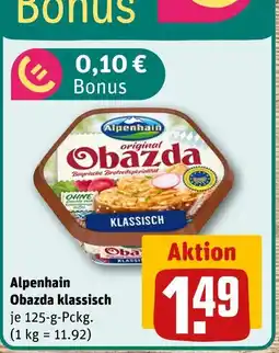 REWE Alpenhain obazda klassisch Angebot