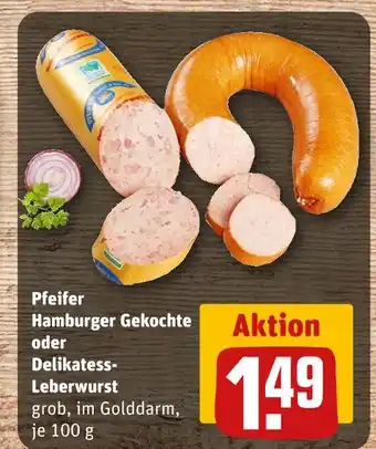 REWE Pfeifer hamburger gekochte grob Angebot