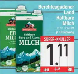 Edeka Berchtesgadener land haltbare milch Angebot