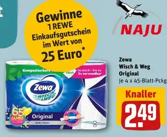 REWE Zewa wisch & weg original Angebot