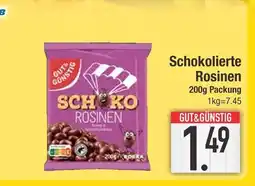 Edeka Gut & günstig schokolierte rosinen Angebot