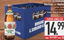 Edeka Schneider's weisse Angebot