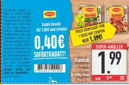 Edeka Maggi ravioli Angebot