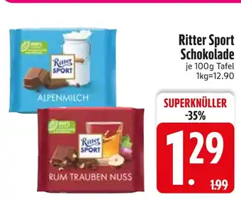 Edeka Ritter sport alpenmilch Angebot