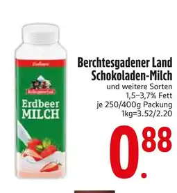 Edeka Berchtesgadener land schokoladen-milch Angebot