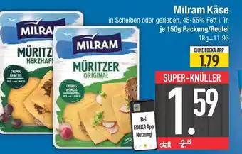 Edeka Milram müritzer original Angebot
