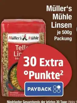 Edeka Müller‘s mühle linsen Angebot