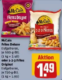REWE McCain Frites Deluxe oder 1-2-3 Frites Original Angebot
