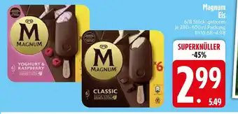 Edeka Magnum yoghurt & raspberry Angebot