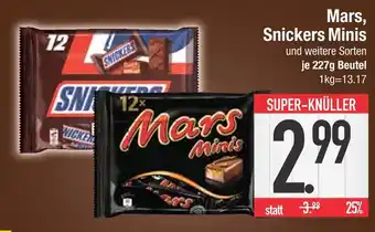 Edeka Mars mars minis Angebot