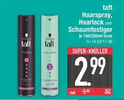 Edeka Taft haarspray power Angebot