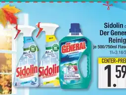 Edeka Sidolin all-in-1 glasreiniger Angebot