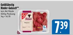 Edeka Gut&günstig rinder-gulasch Angebot