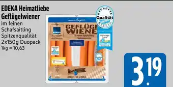 Edeka Edeka heimatliebe geflügelwiener Angebot