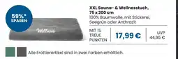 Edeka Xxl sauna- & wellnesstuch Angebot
