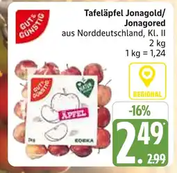 Marktkauf Gut & günstig tafeläpfel jonagold Angebot