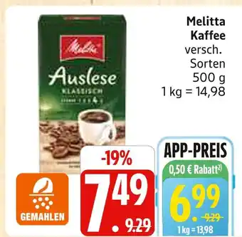 Marktkauf Melitta kaffee auslese klassisch Angebot