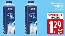 Edeka Weihenstephan frische milch 1,5% fett Angebot