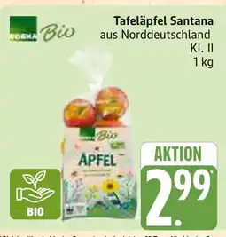 Marktkauf Edeka bio tafeläpfel santana Angebot