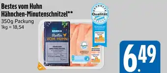 Edeka Edeka bestes vom huhn hähnchen-minutenschnitzel Angebot