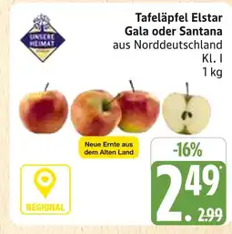Marktkauf Unsere heimat tafeläpfel elstar gala Angebot