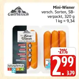 Marktkauf Gutfleisch mini-wiener Angebot