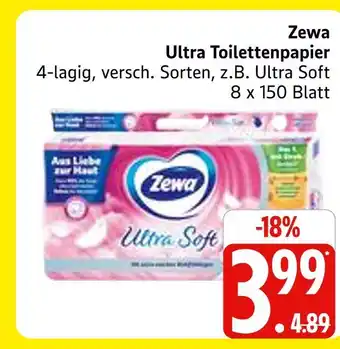 Marktkauf Zewa ultra toilettenpapier ultra soft Angebot