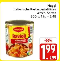 Marktkauf Maggi italienische pastaspezialitäten Angebot