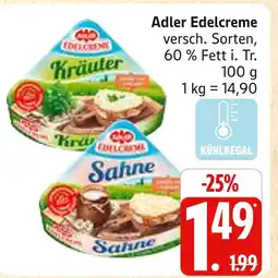 Marktkauf Adler edelcreme kräuter Angebot