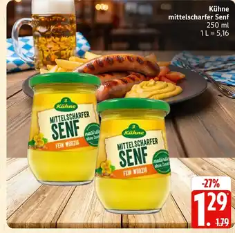 Marktkauf Kühne mittelscharfer senf Angebot