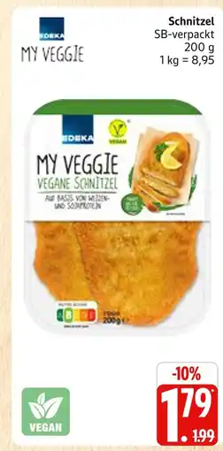 Marktkauf Edeka my veggie vegane schnitzel Angebot