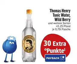Edeka Thomas henry tonic water, wild berry Angebot