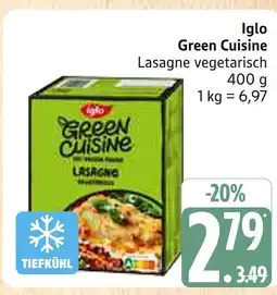Marktkauf Iglo green cuisine lasagne vegetarisch Angebot