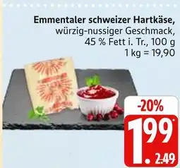 Marktkauf Emmentaler schweizer hartkäse Angebot